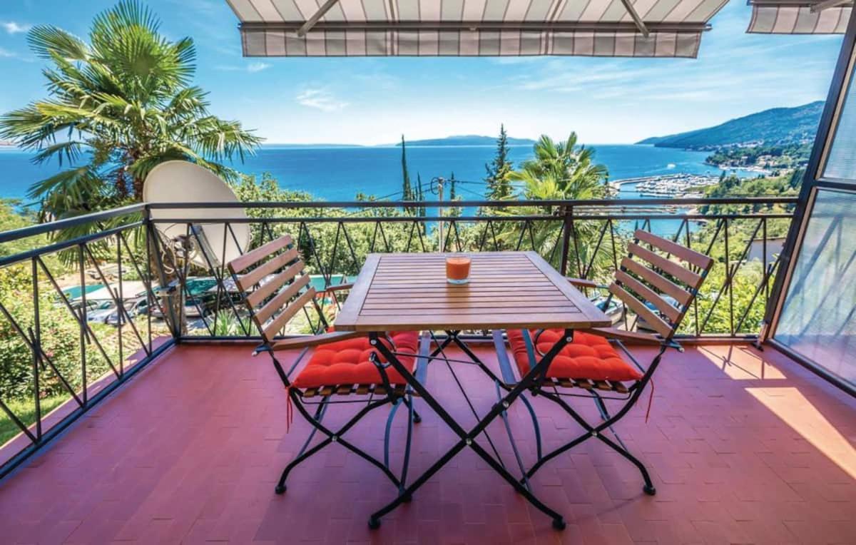 Ferienwohnung Breathtaking Sea View App For 2+1, Bbq ...... Opatija Exterior foto